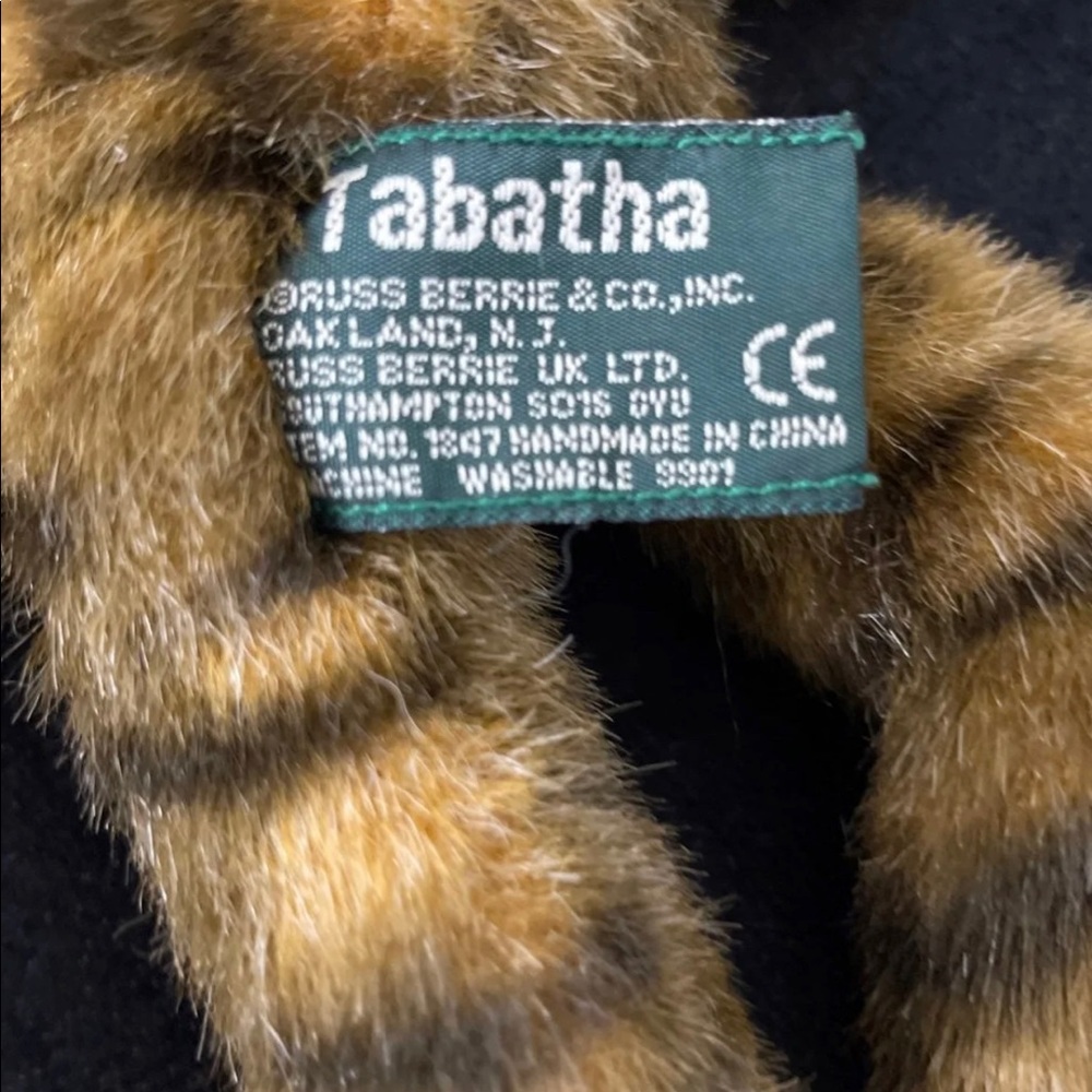 EUC Plush (Russ Berrie & Co.) “Tabatha” - Picture 5 of 5